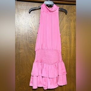 Pink Sleeveless women’s romper